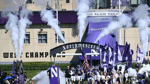 Northwestern takes the field against Southern Illinois in September.