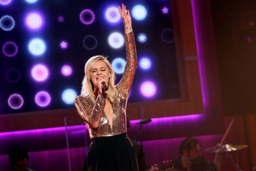 Kelsea Ballerini performs onstage during the 11th Annual ACM Honors at the Ryman Auditorium on August 23, 2017 in Nashville, Tennessee. Her new album, “Unapologetically” is due Nov. 3.| Terry Wyatt/Getty Images
