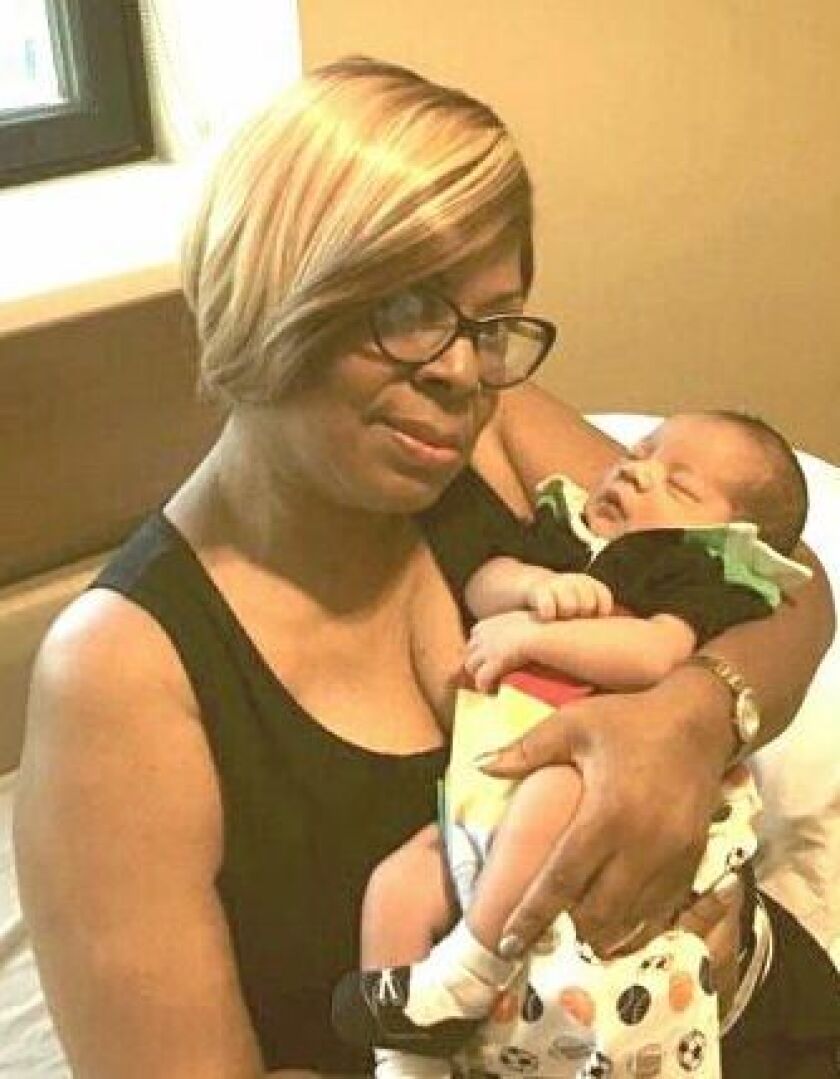 Maya Lolita Julian and grandson Malakai. | Facebook photo