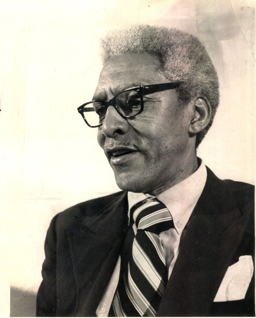 Bayard Rustin in 1974. | File photo
