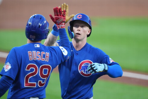 Cubs center fielder Pete Crow-Armstrong