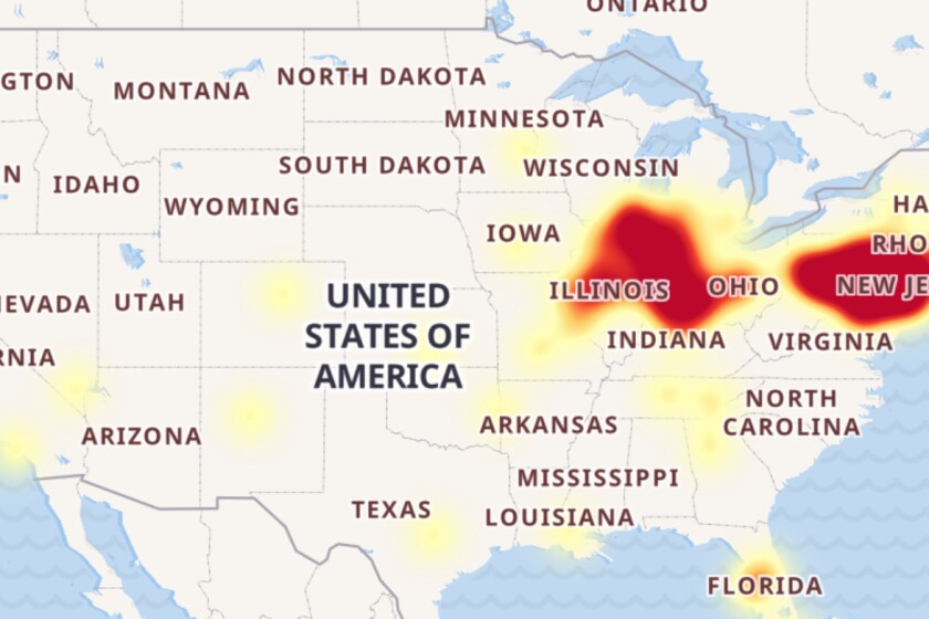 Xfinity Mobile Outage Map Comcast Down: Internet Outage Hits Chicago, Other Cities - Chicago Sun-Times