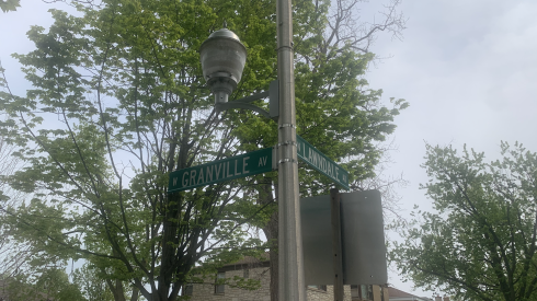 The area where one of the confrontations last year between the men involved in the case in front of Cook County Judge Daniel Gallagher occurred.