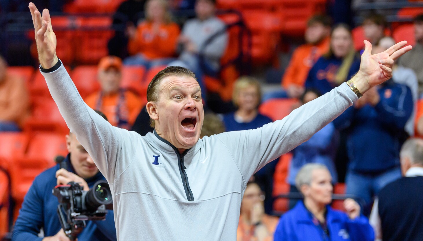 Illinois' Brad Underwood reflects on doorstep of 100th Big Ten win: 'I'm in basketball heaven'