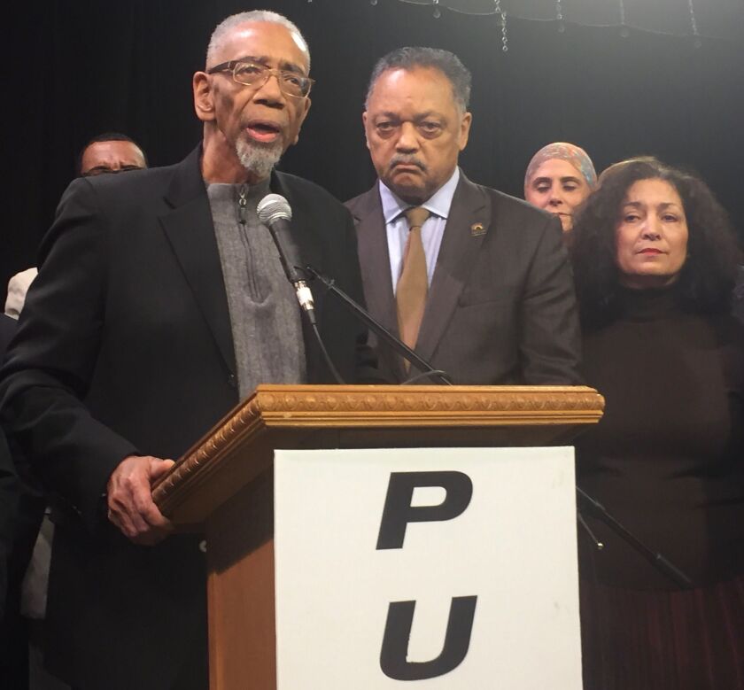 U.S. Rep. Bobby Rush, D-Illinois, said President Donald Trump has “stooped to a new level” Saturday. | Rachel Hinton/Sun-Times