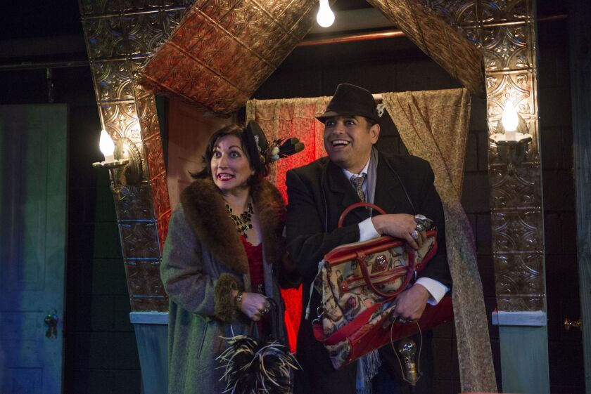 Mierka Girten and Dano Duran in Harold Pinter’s “The Room,” at A Red Orchid Theatre. (Photo: Michael Brosilow)