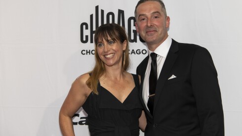 Karen Urie Shields and John Shields of Smyth restaurant attend the 2022 James Beard Awards ceremony. They are semifinalists for a 2024 James Beard Award for outstanding chef.