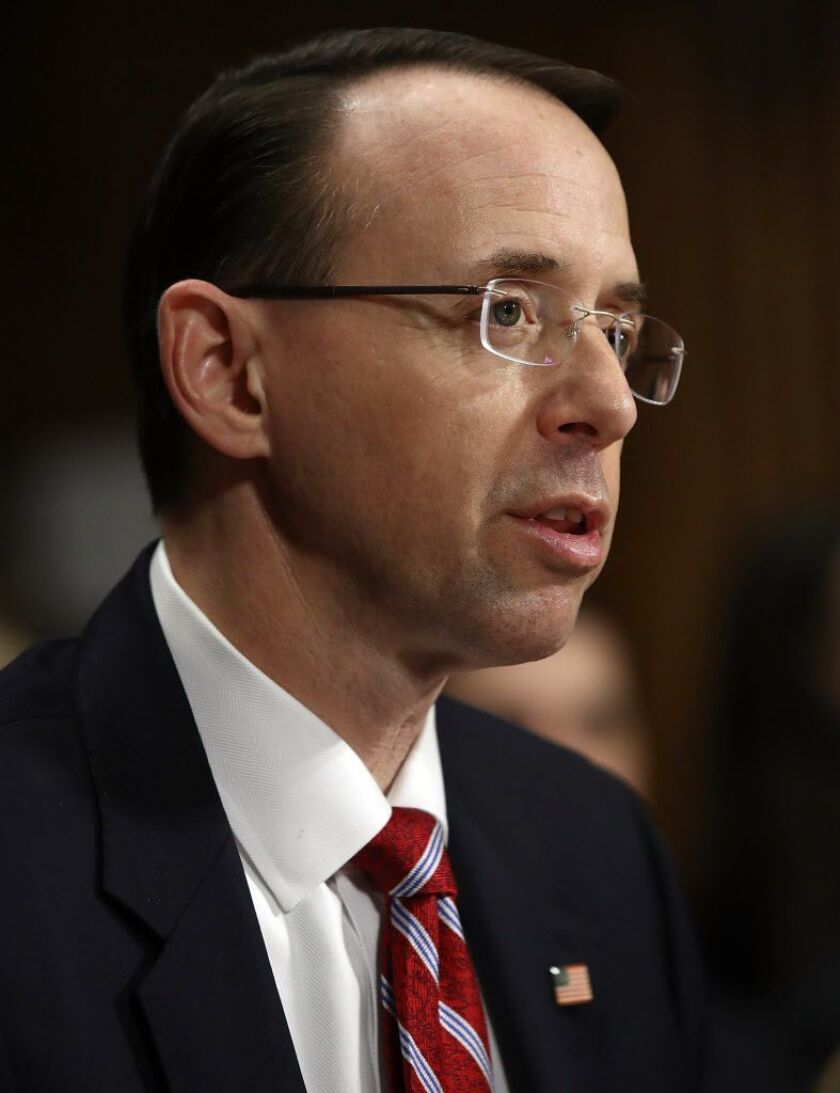 Deputy U.S. Attorney General nominee Rod Rosenstein. | Getty Images