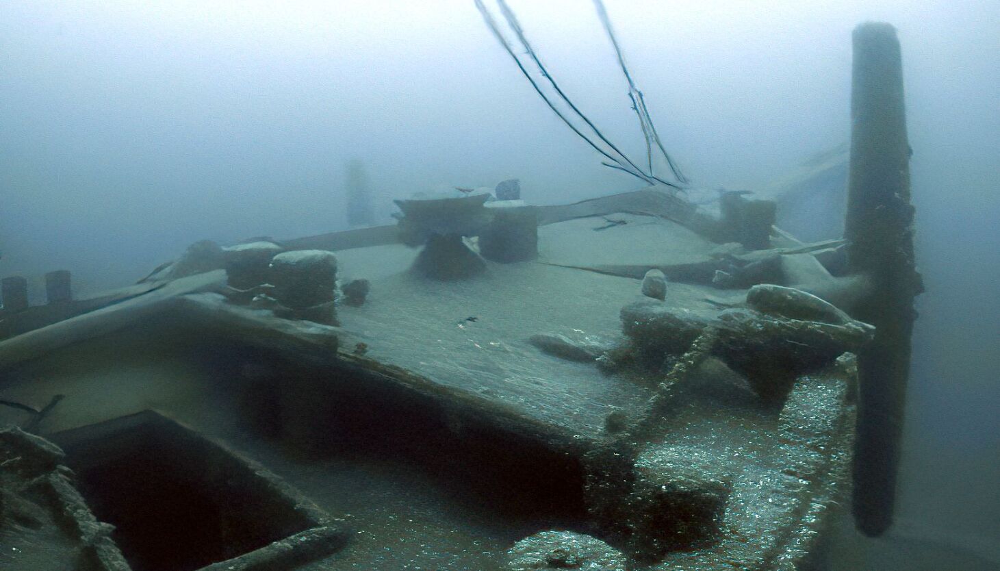 NextImg:Long-lost sunken ship Ironton found in Lake Huron, ending 128-year-old mystery