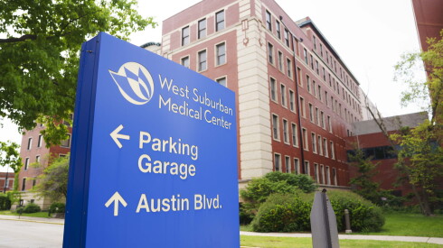 West Suburban Medical Center’s sign on May 26, 2026.