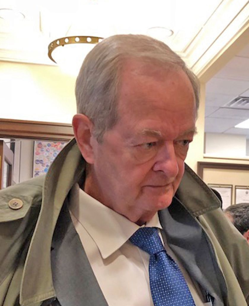 Tom Pierce, vice-president of development for Vienna Beef, after Thursday’s meeting of the City Council’s Committee on Housing and Real Estate. Alderman agreed to sell the company a sliver of city-owned land adjacent to a reconfigured North Side intersect
