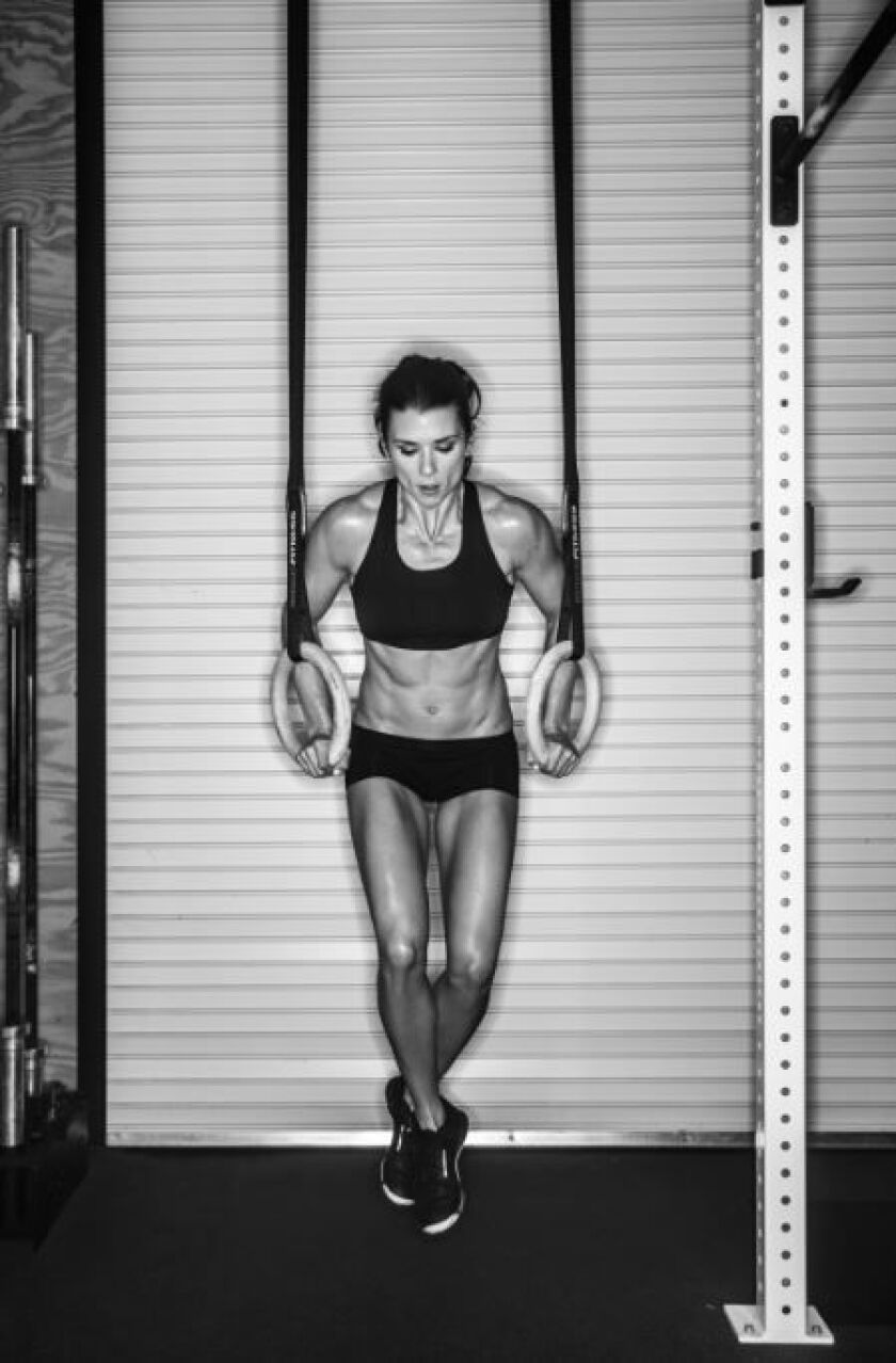 Danica Patrick works out. | Ally Bruschi