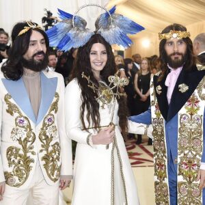 Alessandro Michele (from left) Lana Del Rey and Jared Leto | Evan Agostini/Invision/AP