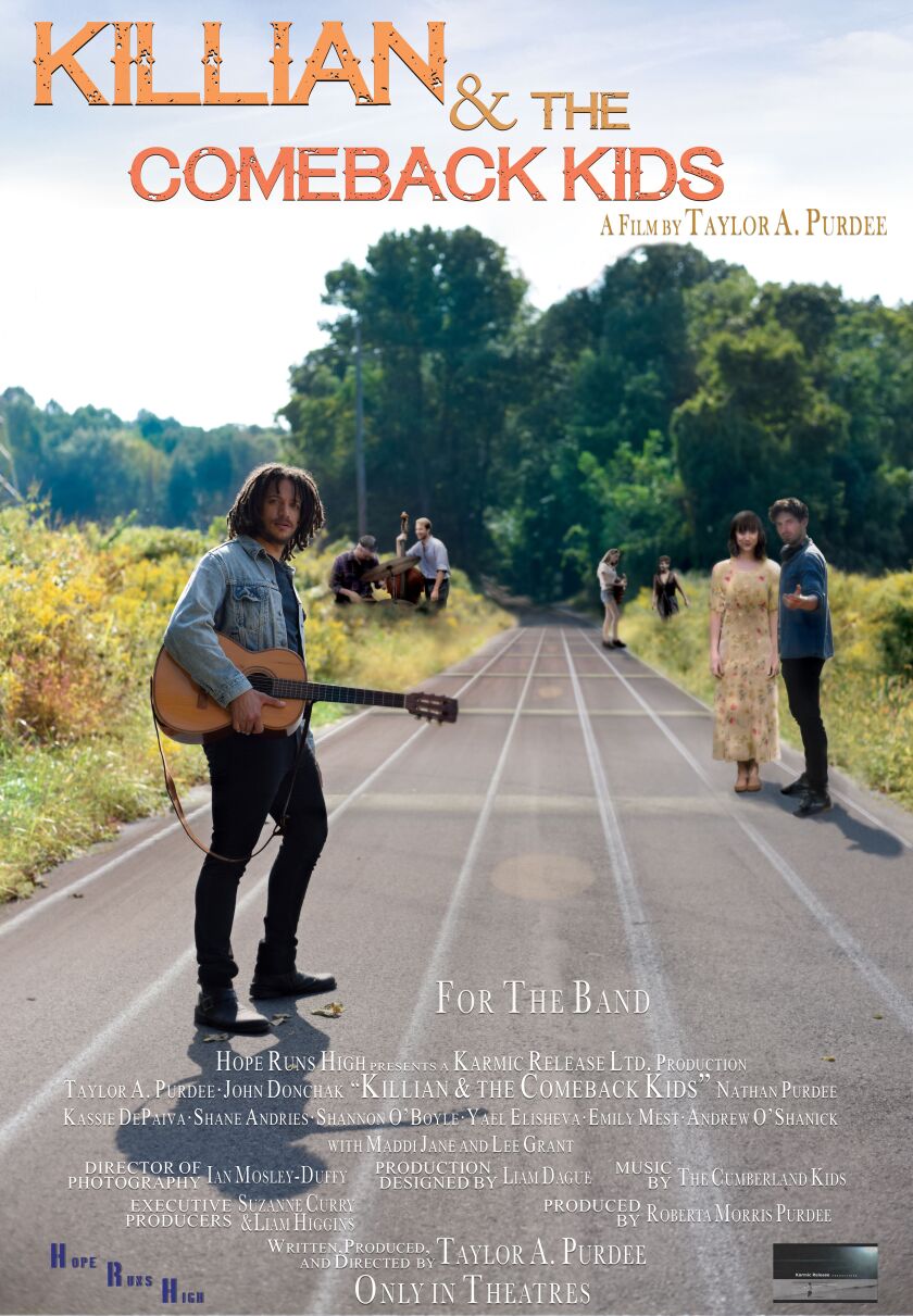 You can catch the folk-rock music film “Killian & the Comeback Kids” at Regal City North theater, 2600 N. Western Ave., through Thursday. It was slated for a two-week run before the parent company of Regal Theaters announced it’s temporarily closing its movie houses, after postponement of the new James Bond film left a big hole in schedules.