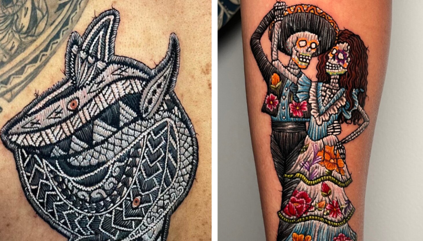 NextImg:Chicago tattoo artist Cheyenne Enderson finds a niche in realistic patch tattoos