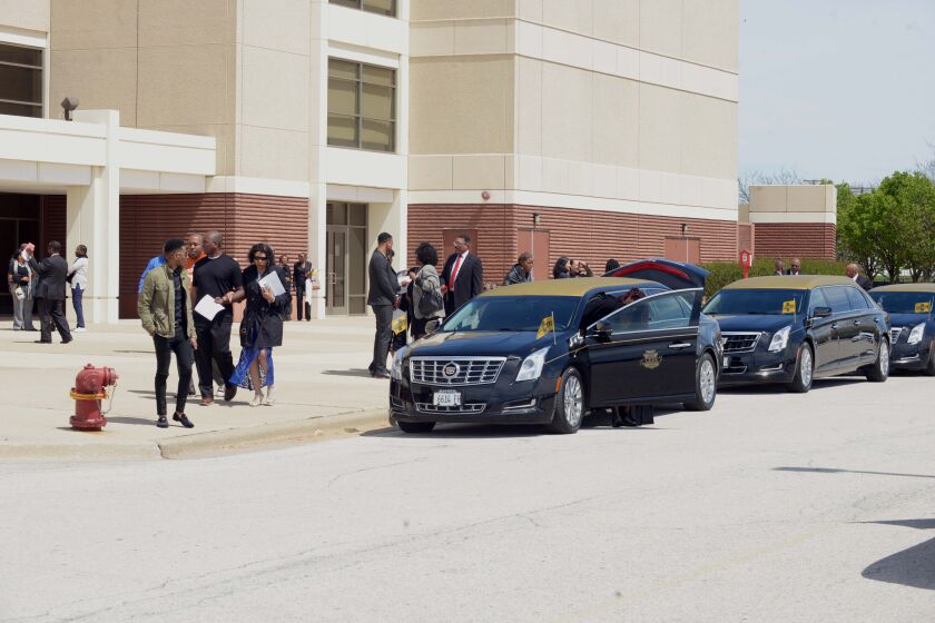 The funeral for Judge Raymond Myles was held at the House of Hope, 752 E. 114th. | Brian Jackson/For the Sun-Times