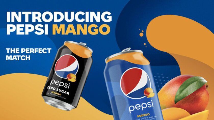 Pepsi Mango is the first new permanent flavored cola in five years from the soda maker.