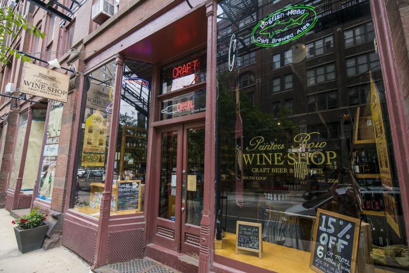 Printers Row Wine Shop in Printers Row in Chicago. | Tyler LaRiviere/Sun-Times