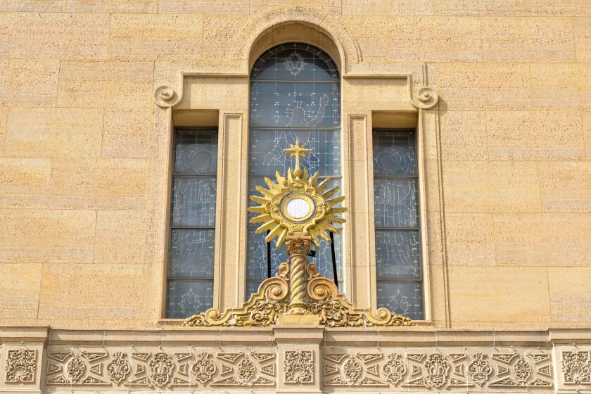Our Lady of Victory church located at 5212 West Agatite Avenue in the Portage Park neighborhood, Monday, April 24, 2023. | Tyler Pasciak LaRiviere/Sun-Times