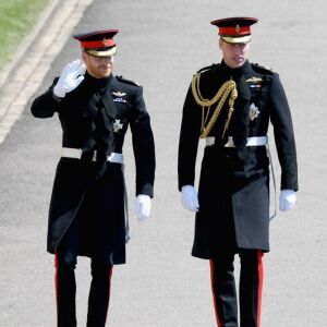 Prince Harry and Prince William arrive. | Shaun Botterill/Getty Images