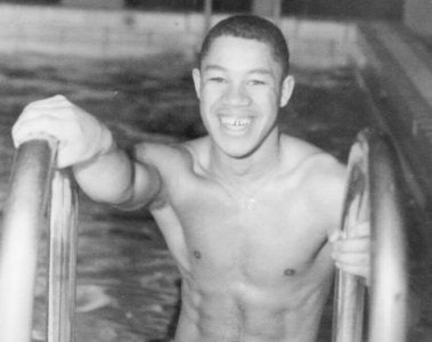 Ed Kirk was captain and star of the DuSable High School swim team. | Provided photo