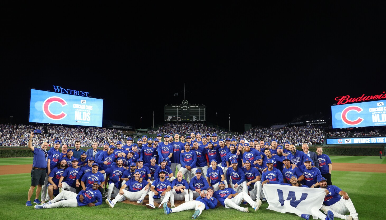Cubs beat Padres 3-1 in Game 3 of the wild-card series to advance to National League Division Series Cubs beat Padres 3-1 in Game 3 of the wild-card series to advance to National League Division Series