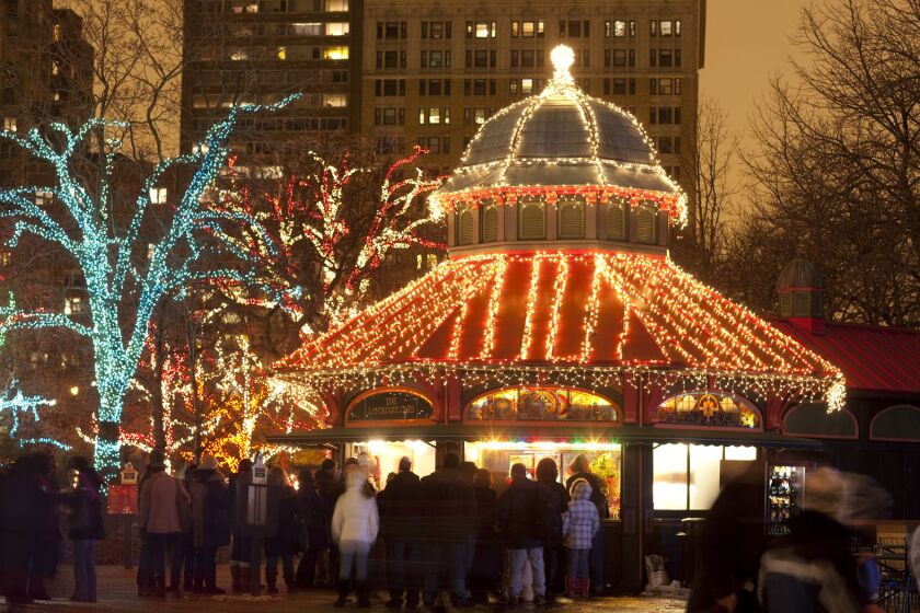 More than half a million guests visited ZooLights at the Lincoln Park Zoo this holiday season. / photo courtesy of Lincoln Park Zoo