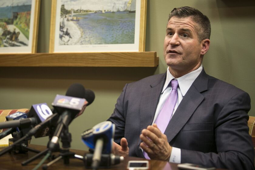 Attorney Daniel Herbert says Sgt. Sam Cirone had to work overtime mostly because of the police department’s “overall lack of manpower” and because of heightened alerts for various events. | Ashlee Rezin / Sun-Times