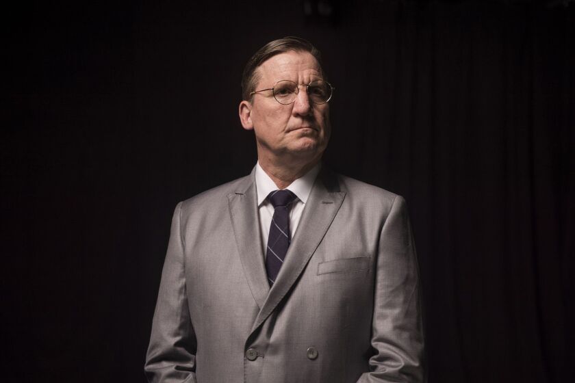 Tim Kough stars as Harry S. Truman in Greenhouse Theater Center and Forum Productions’ world premiere of “Truman and the Birth of Israel.” | Michael Brosilow