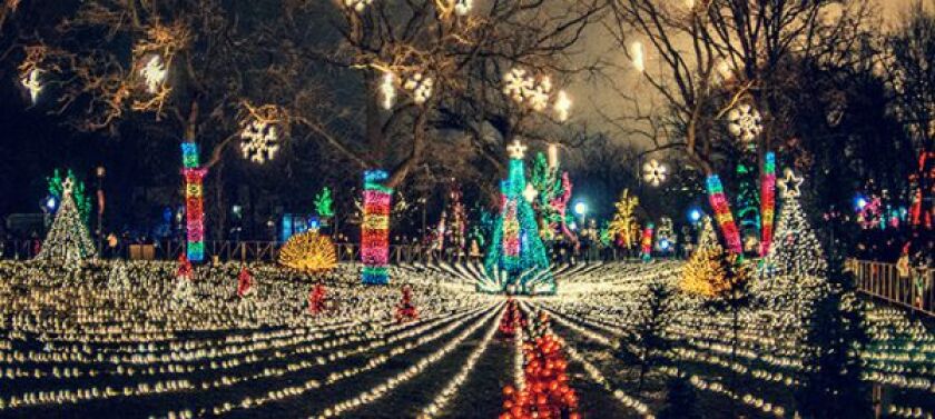 ZooLights at Lincoln Park Zoo.