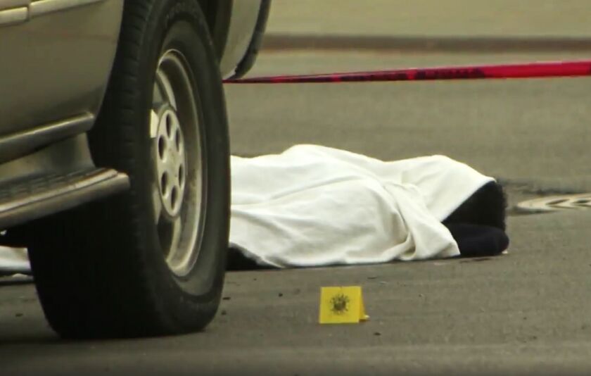 A 17-year-old man was shot June 18, 2018, in the 1300 block of South Loomis. First responders placed a sheet over his body then, minutes later, realized he was alive.