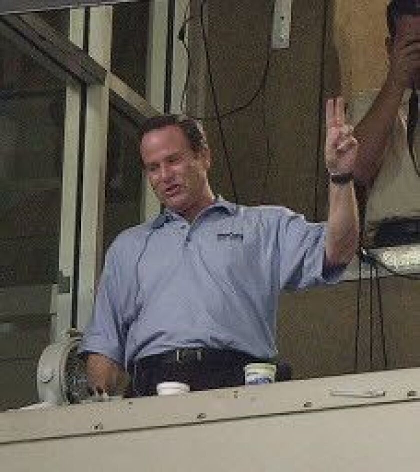 Stone in 2003 during the seventh inning stretch. Stone worked as the Cubs’ TV color commentator from 1983-2000 and then from 2003-2004.