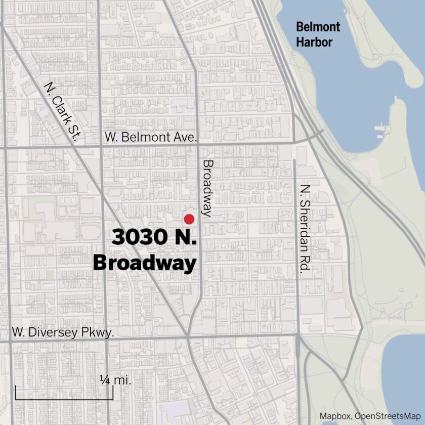 Map of 3030 N. Broadway