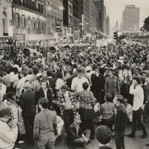 Chased by tear gas from Grant Park, demonstrators regroup on Michigan Ave. | Sun-Times files