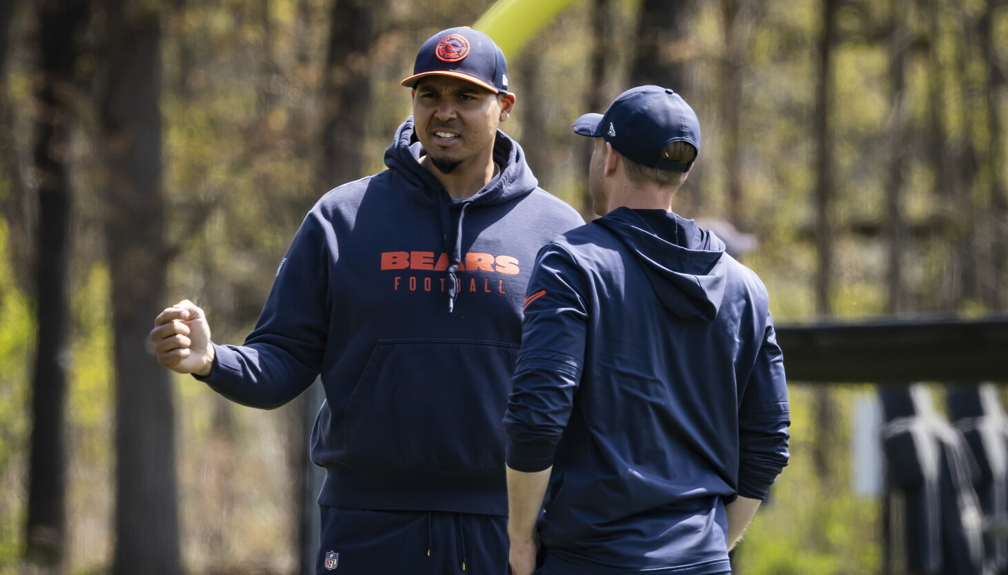 Bears' Ben Johnson, Ryan Poles tell all — with a little help from a translator — on eve of training camp
