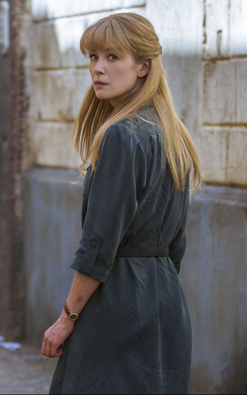 Rosamund Pike in “Beirut.” | BLEECKER STREET