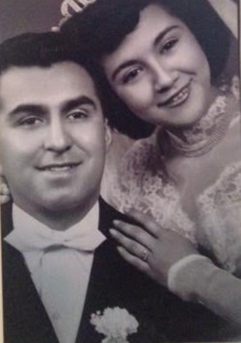 Lois and Daniel Ontiveros on their wedding day. | Family photo