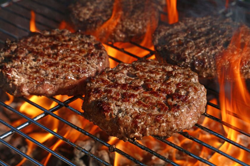 Hamburgers like high heat when it comes to cooking them, so make sure your outdoor barbecue grill is properly fired up.