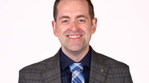 Portrait of Derek Phillips, director of psychiatry at Arcus Behavioral Health and Wellness in Chicago.
