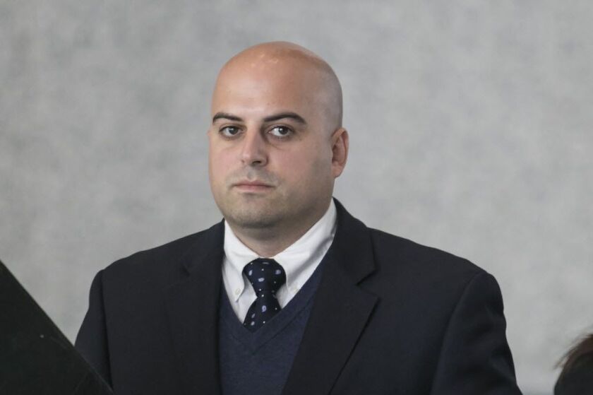 Thomas Vranas, president of principal-training firm SUPES Academy, arrives at federal court for his arraignment Oct. 14. | Ashlee Rezin / Sun-Times