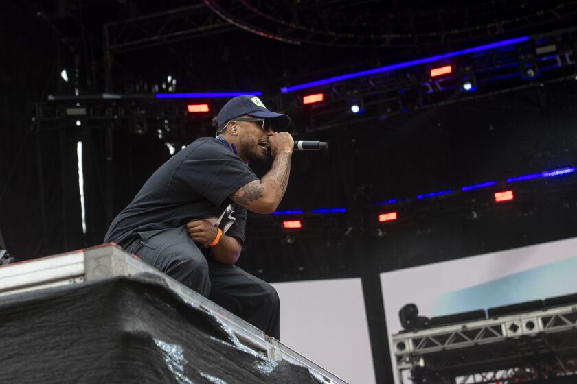 Joey Purp performs Saturday on day two of the Summer Smash Festival in Douglass Park.