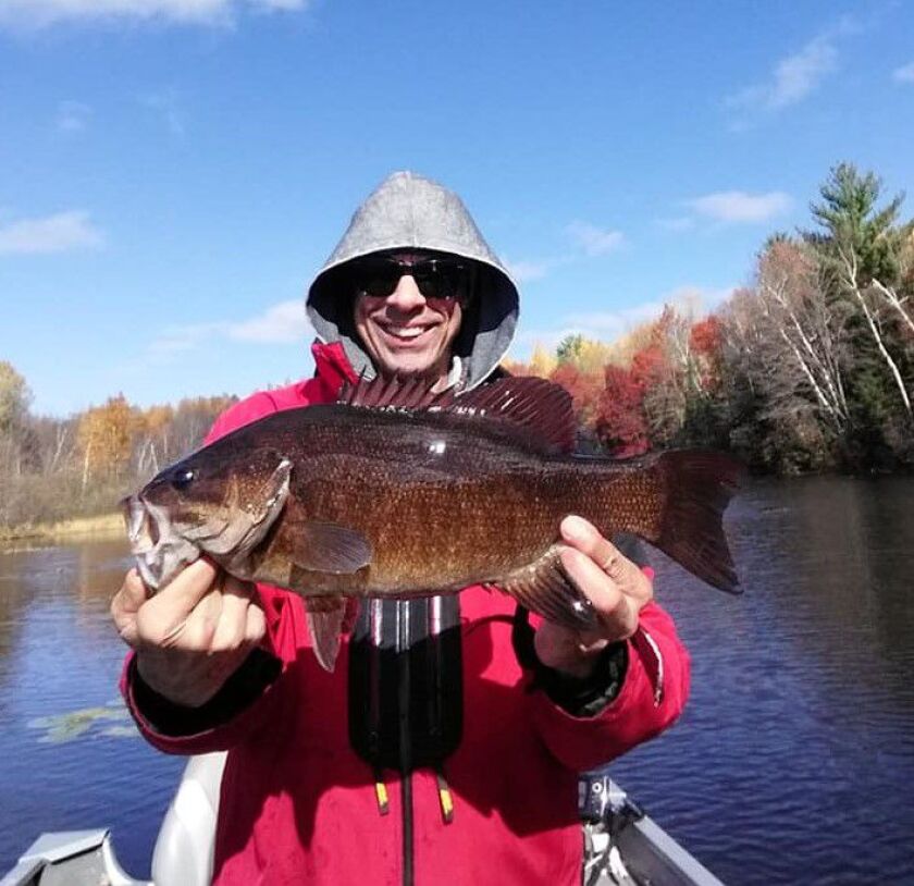 A Wisconsin River smallmouth bass. Provided by Rob Abouchar