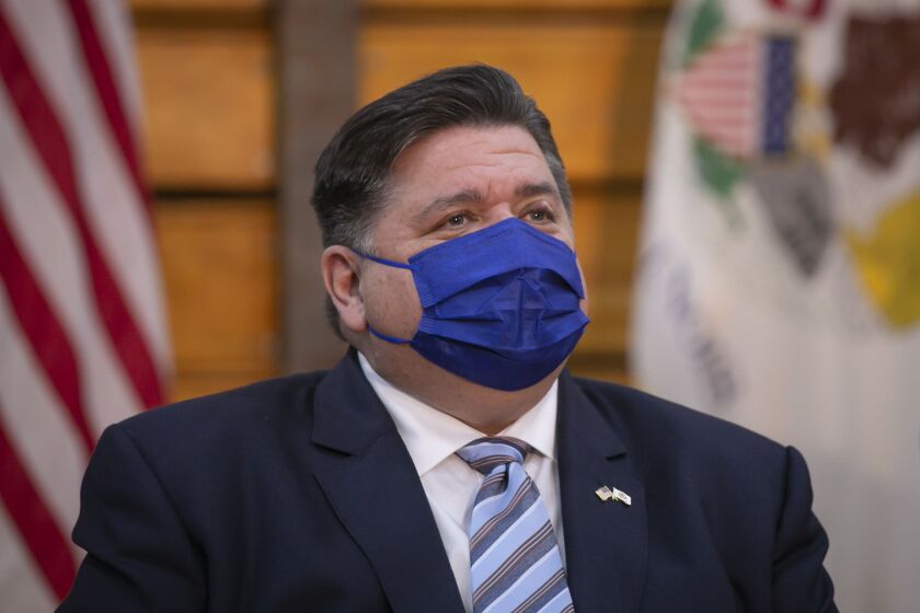 Gov. J.B. Pritzker in August.