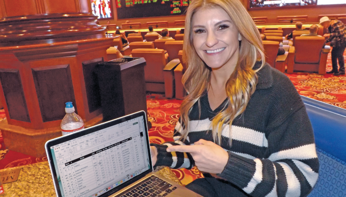 Alexandra White Becomes First Female Since Patty Davidson to Influence Vegas Point Spreads Alexandra White Becomes First Female Since Patty Davidson to Influence Vegas Point Spreads