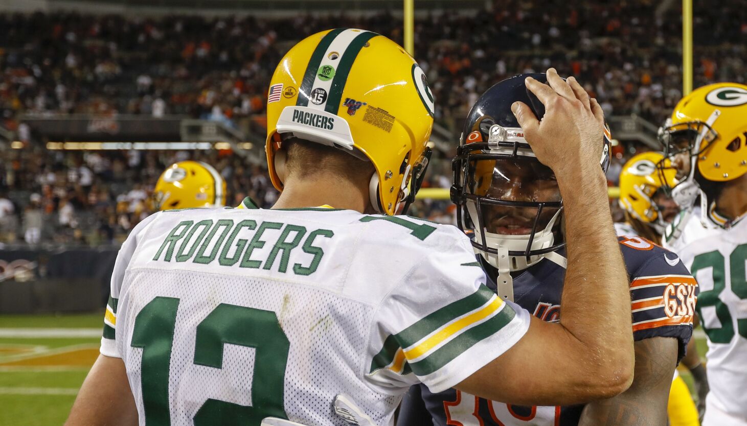 NextImg:Bears S Eddie Jackson: I want Aaron Rodgers to stay with Packers