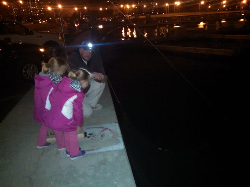Smelt fishing should be a family affair on the Chicago lakefront; smelting opens Saturday, April 1.<br>Credit: Dale Bowman