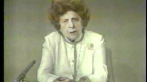 A photo of Cleveland newswoman Dorothy Fuldheim