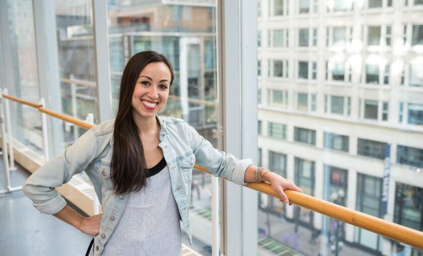“I know how important the arts are in terms of inspiring people to be better in life,” says the Joffrey Ballets Anastacia Holden.| Max Herman/For the Sun-Times