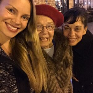 Monique Volz (left) with Gloria and Lynn Rivera. | Ambitious Kitchen/Food We Love.