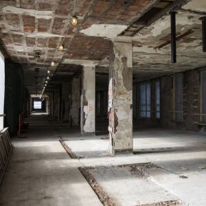 The old Cook County Hospital at 1835 W. Harrison St. under construction and renovation, Tuesday afternoon, Jan. 8, 2019. | Ashlee Rezin/Sun-Times